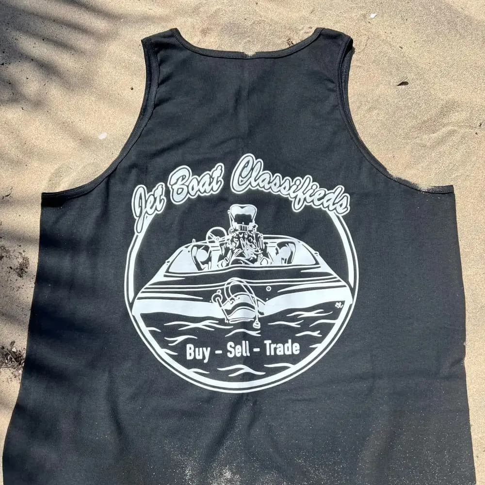 100% Cotton JBC Tank Top. Manufactured in the USA.